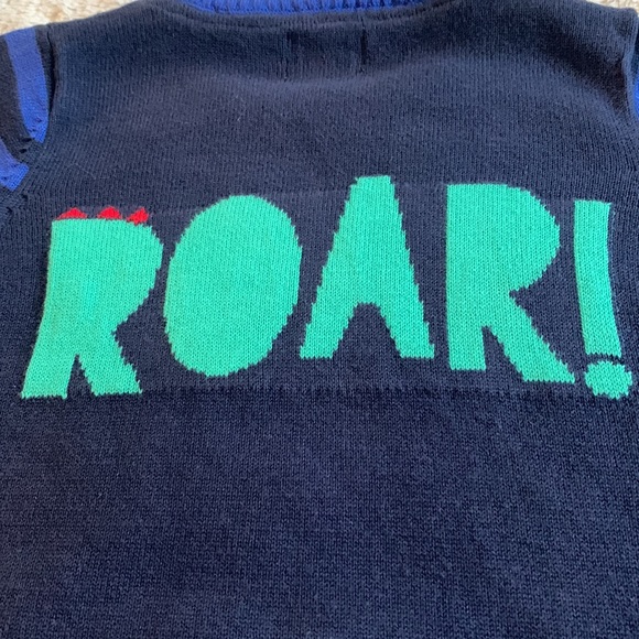 NWOT Primark Dinosaur Sweater 18-24M Navy Green Red - Picture 7 of 9